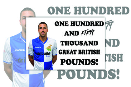 Bristol Rovers Liam Sercombe 150k