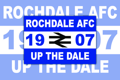 Rochdale AFC Up The Dale